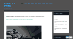 Desktop Screenshot of bunnysaswine.net